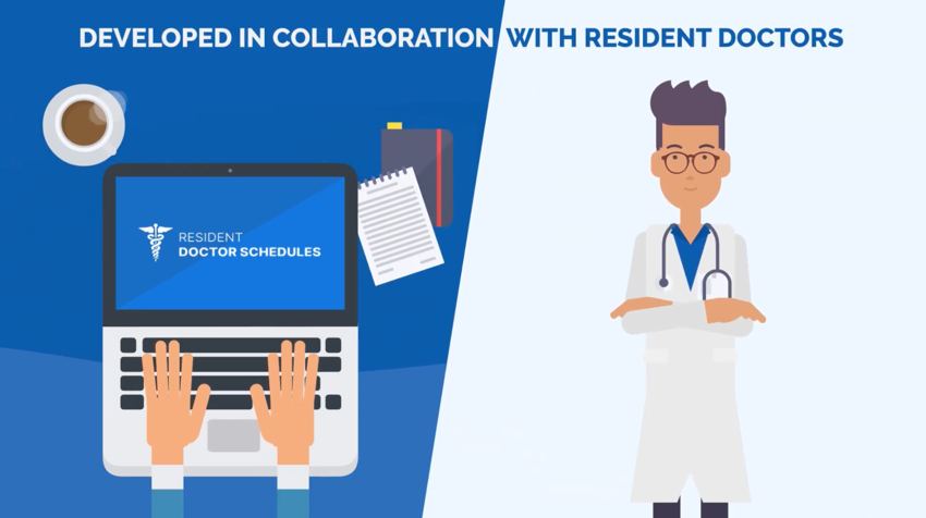 Resident Doctor Schedules animation